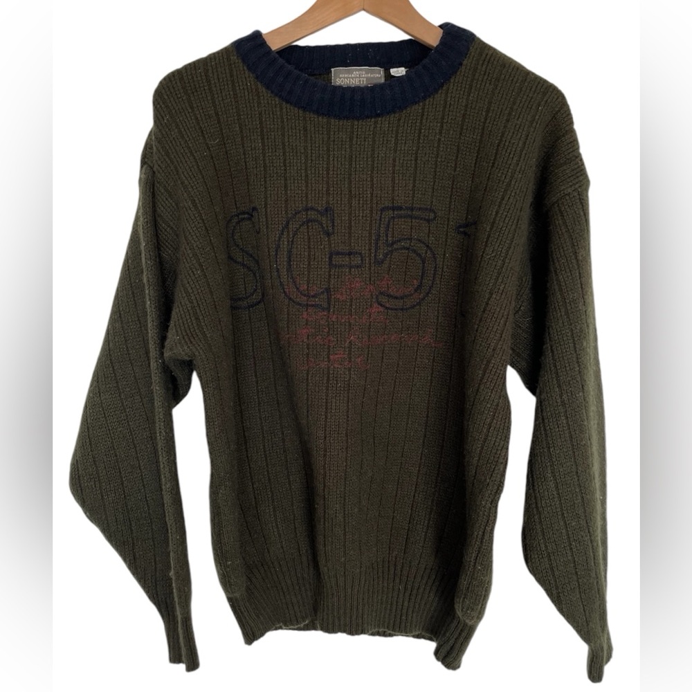 Vintage rare SC-51 Ice-Station Arctic laboratory sweater sz 2(fit large for men)